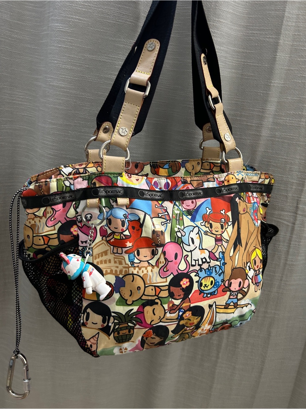 Vintage tokidoki for LeSportsac Spiaggia Mamma Mia Tote Bag + Qee